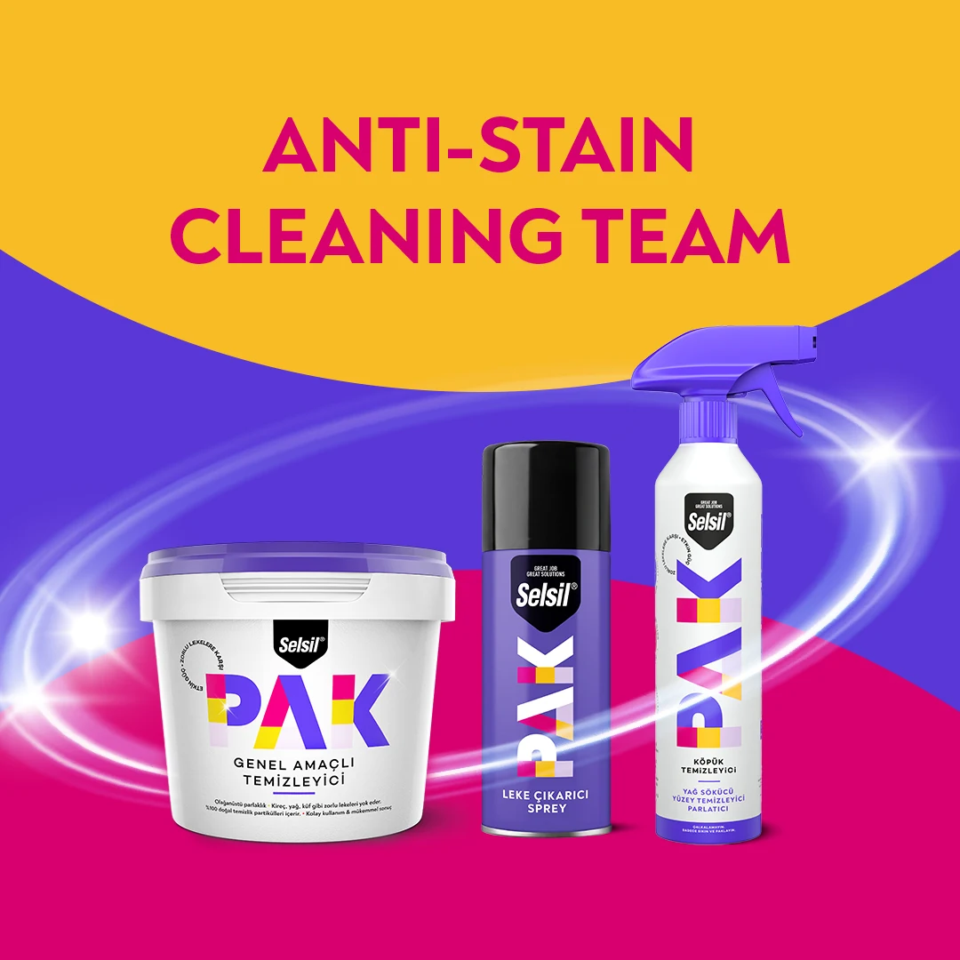 Selsil Pak: the cleaning team against stains