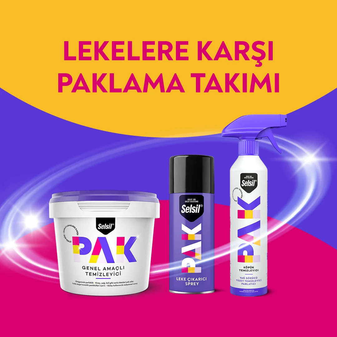 Selsil Pak: lekelere karşı paklama takımı