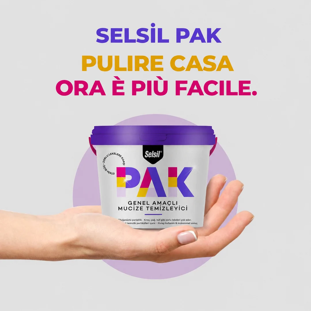 Pulire casa è più facile con Selsil Pak! — immagine di copertina