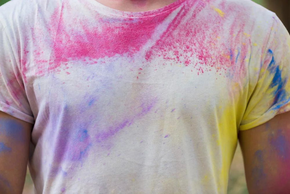Removing spray paint from clothing