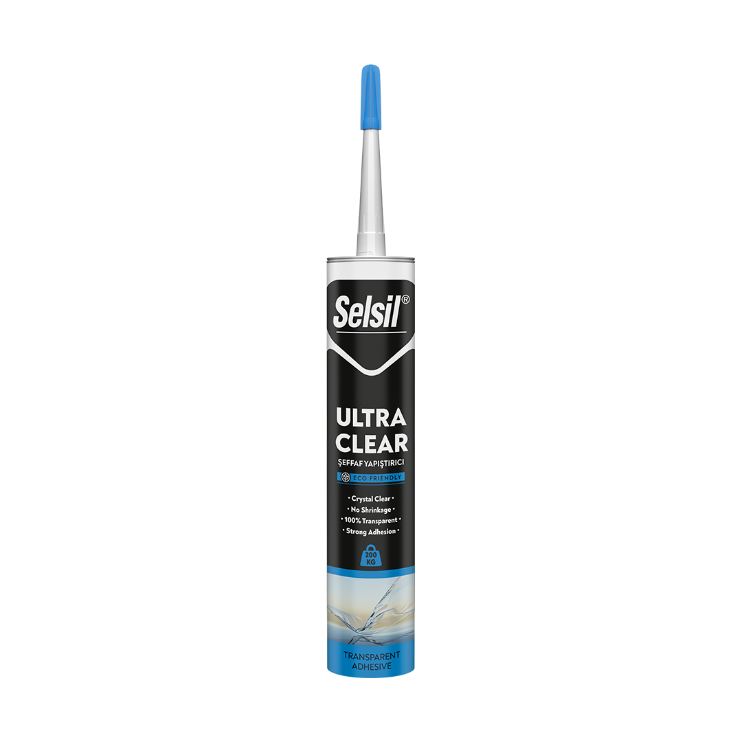 Ultra Clear Kristal Şeffaf Montaj Yapıştırıcı ürün ambalajı