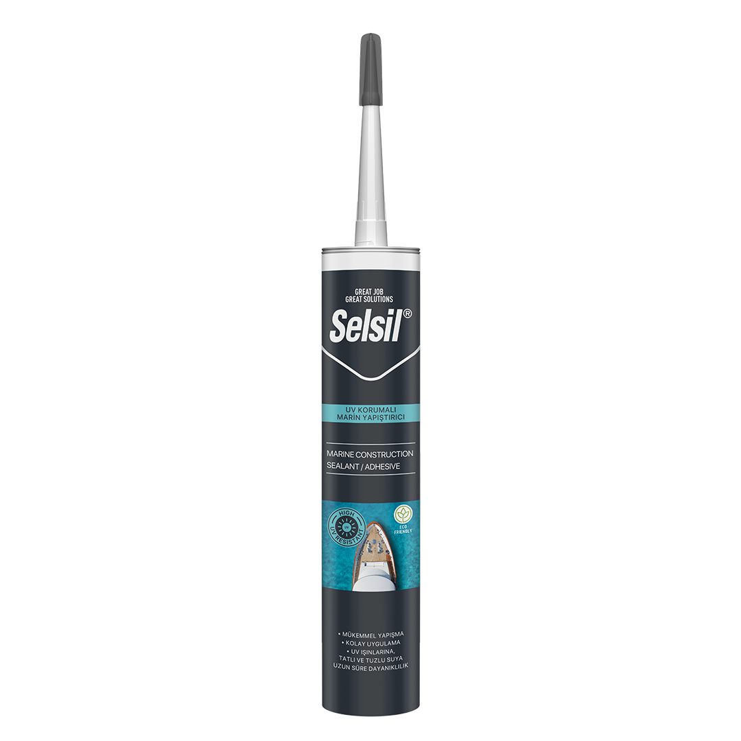 Selsil UV-Resistant Marine Adhesive packaging